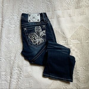 Miss Me Boot Cut Dark Wash Jeans